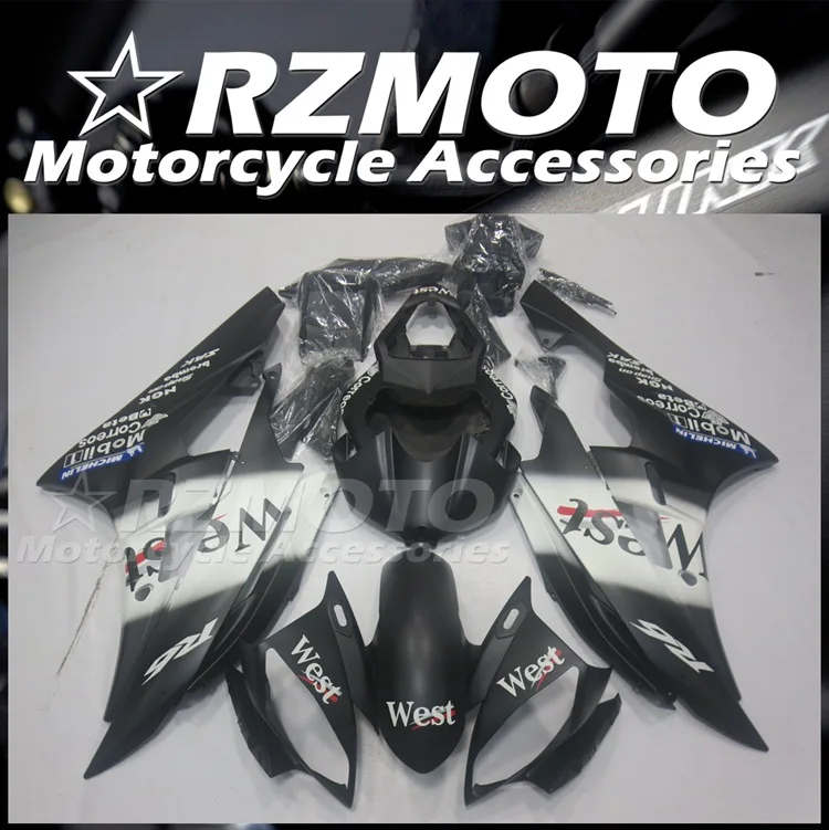 

Стильный новый комплект обтекателей для мотоцикла ABS, подходит для YAMAHA YZF- R6 2006 2007 06 07, комплект кузова West