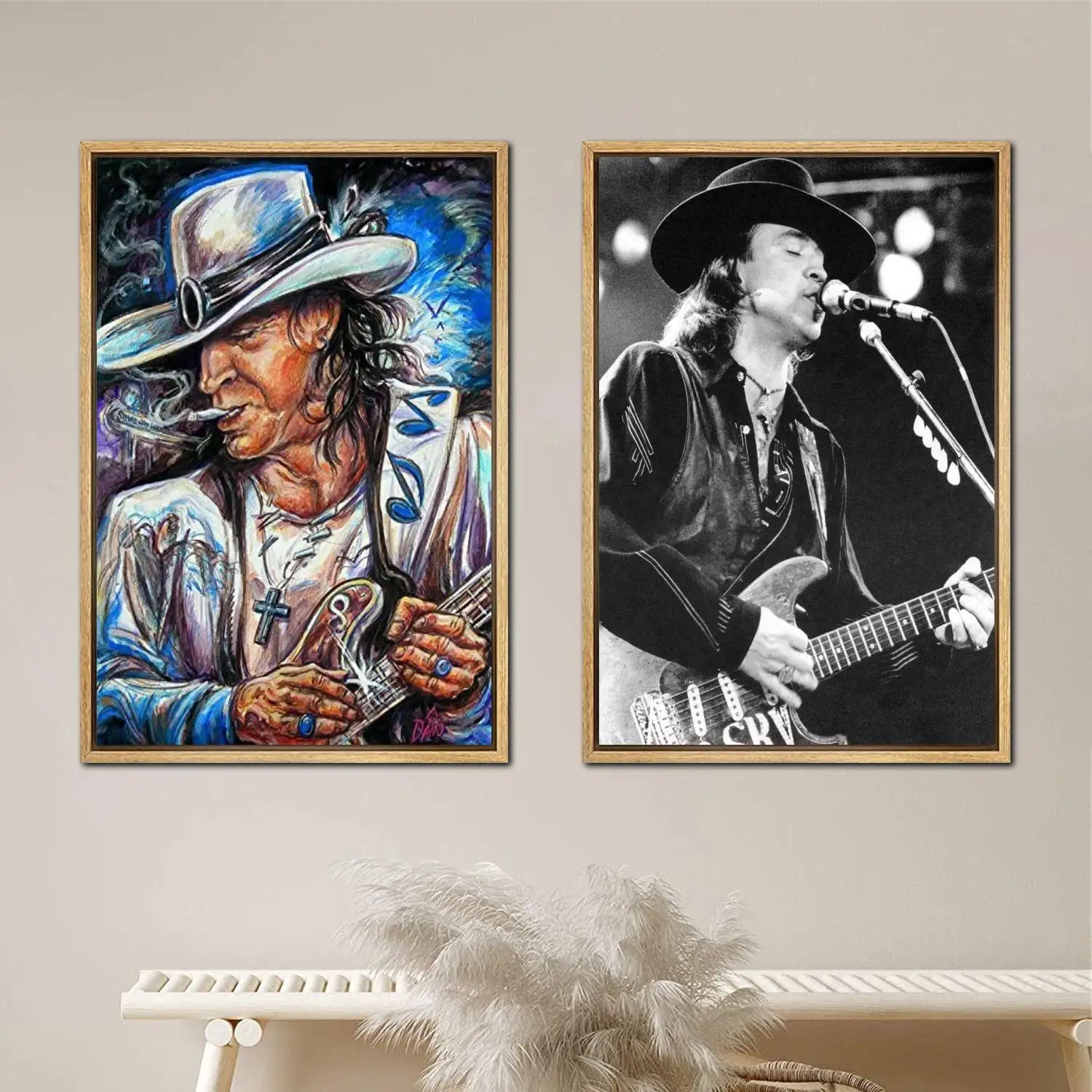 

Stevie Ray Vaughan Double Trouble Painting 24x36 Wall Art Canvas Posters room Modern Family bedroom Decoration Art wall decor