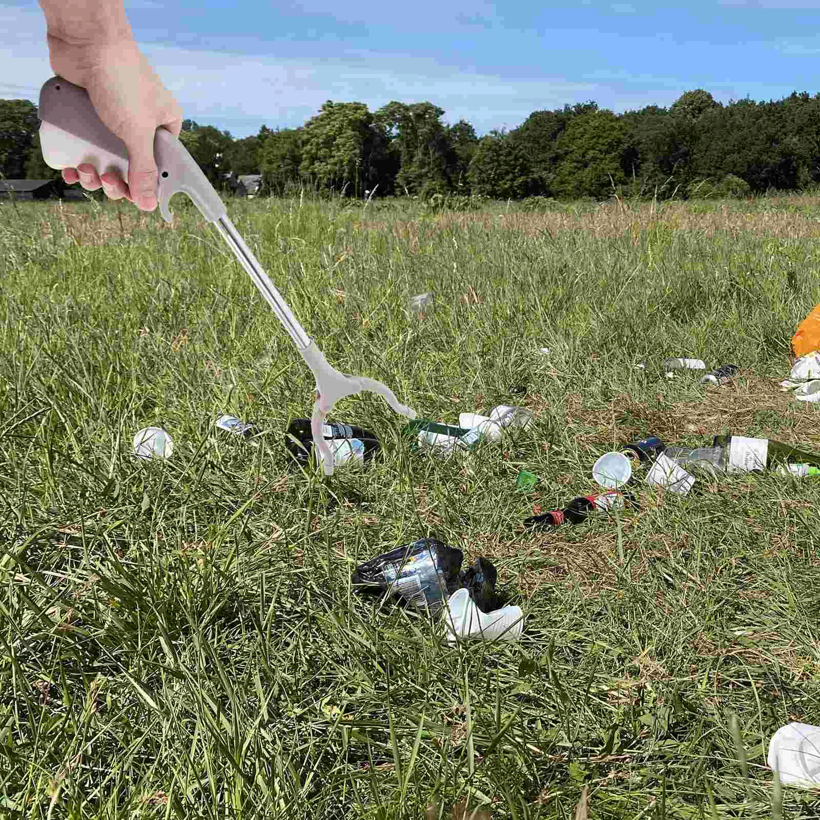 2 шт. зажим для сбора мусора Reacher портативный коллектор инструмент пресса захват