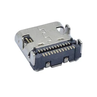 hot sale 24 pin c type connector all patch foot smd usb c type c female