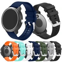 20mm silicone watch strap for garmin vivomove luxe style garminmove vivoactive 3 forerunner 245 645 smartwatch band bracelet