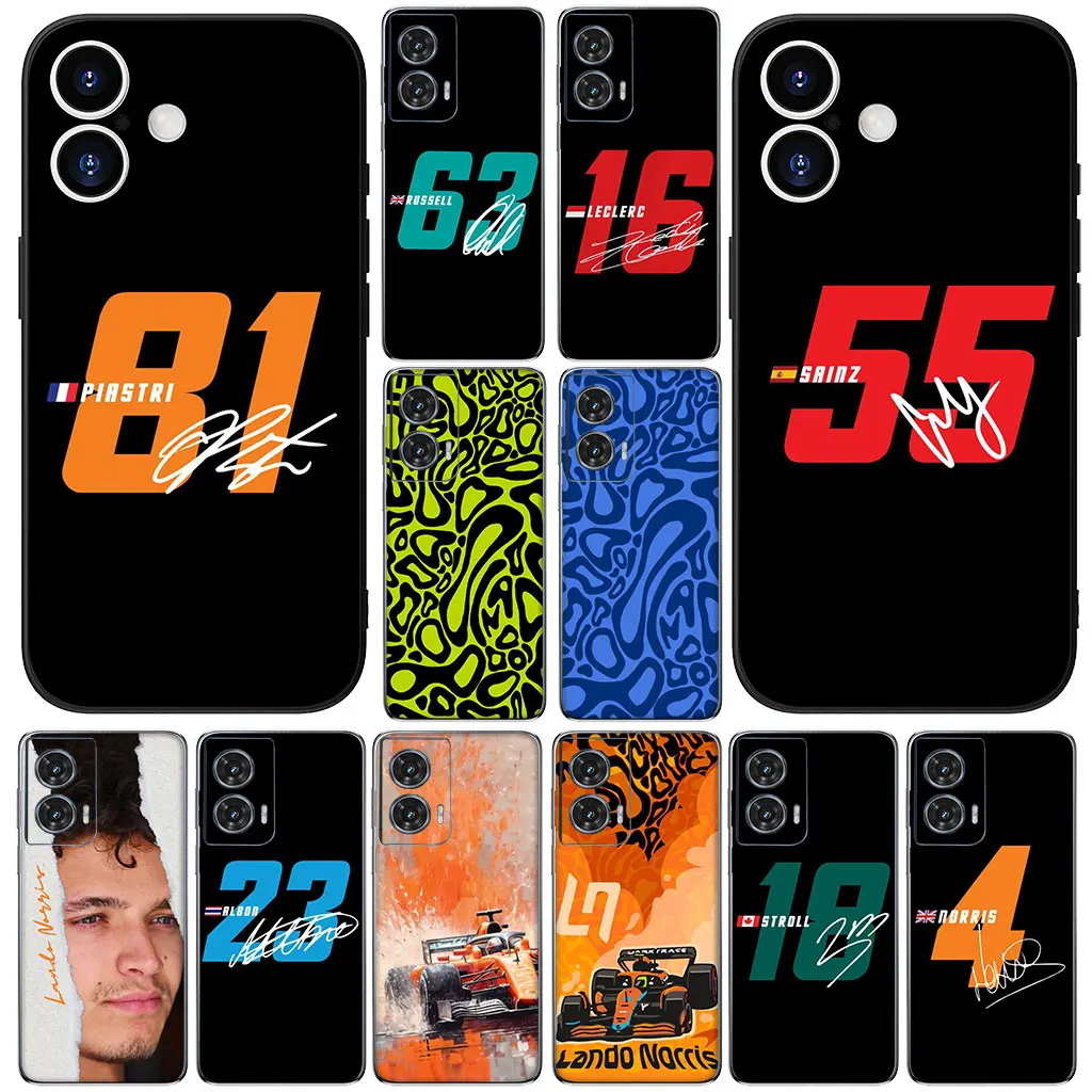 Фото Чехол для телефона Xiaomi Poco C71 C65 C61 X7 X6 X5 M6 M7 F5 F6 F7 Ultra Pro C75 Чехол Formula 1 F1 Number LN4s No 4 81 63 Корпус №5