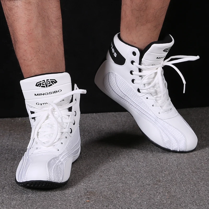 2023 Professional Men's Wrestling Boxing Shoes Fitness Comfortable Wrestling Training Shoes Men's Squat Competition Boxing Shoes