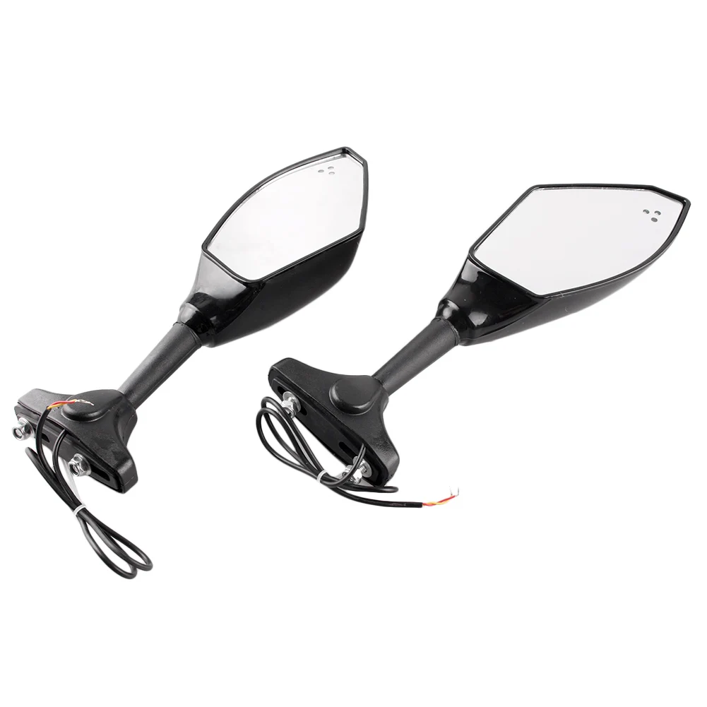 Универсальные зеркала заднего вида для мотоцикла со светодиодной