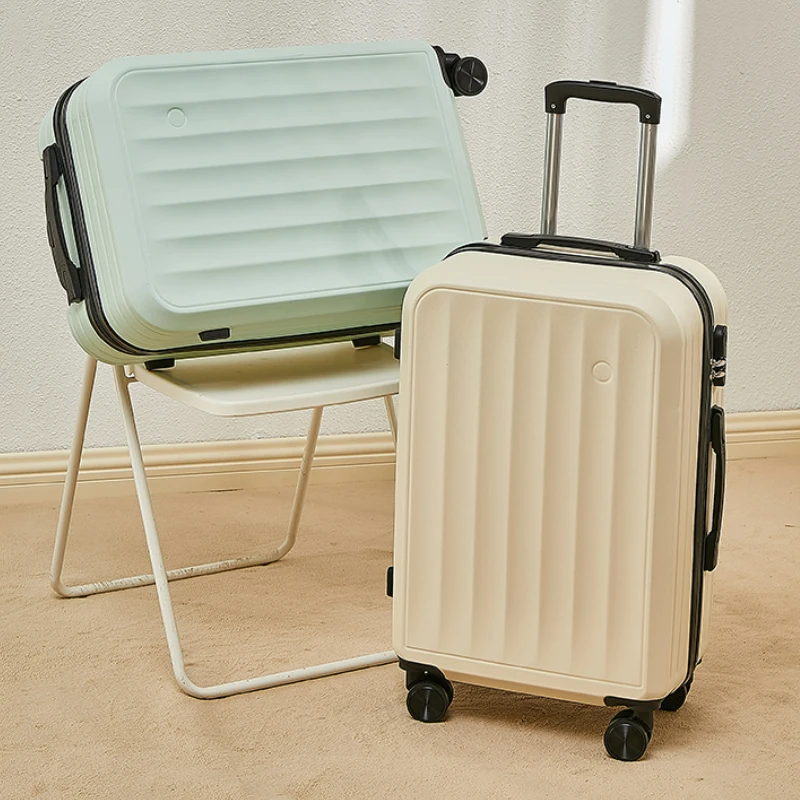 Travel Suitcase trolley luggage set ABS+PC Women cabin cosmetic luggage rolling luggage set Cup holders lightweight luggage