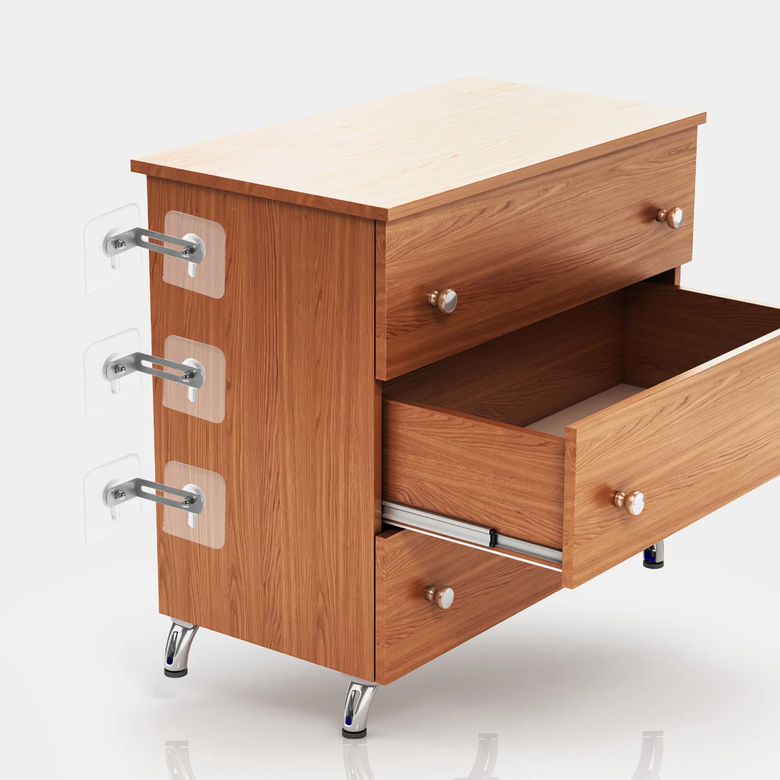 8 шт. наклейки для крепления мебели анкеры шкафа фиксированные инструменты