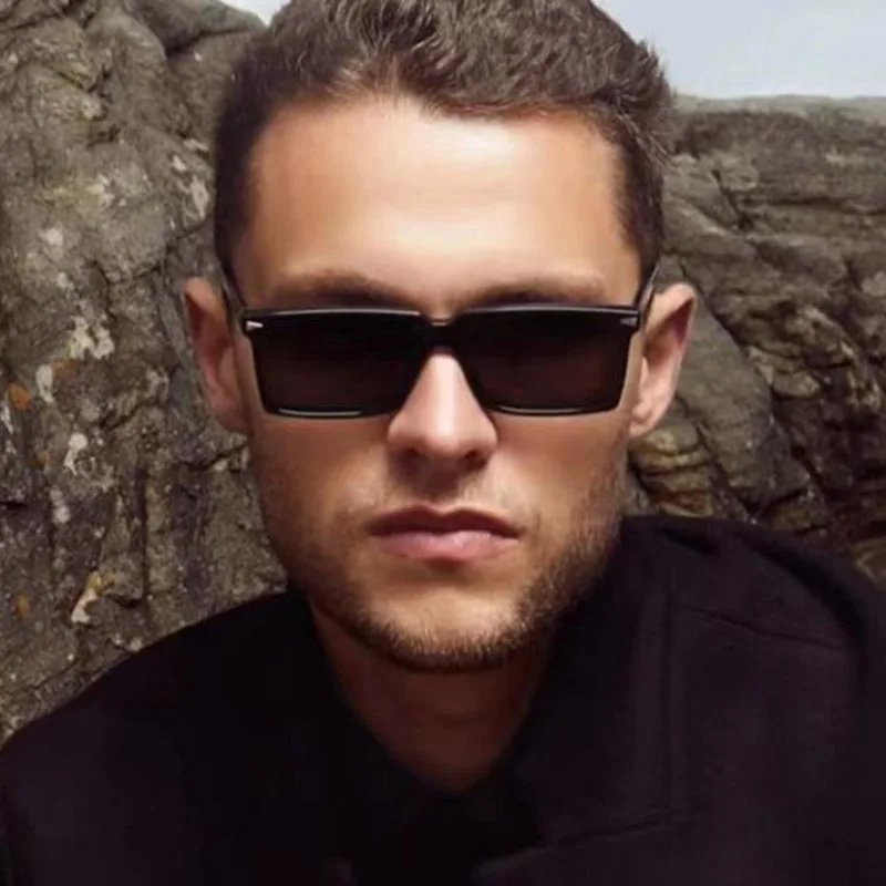 

Солнцезащитные очки dyymj квадратной формы для мужчин и женщин, винтажные маленькие прямоугольные, для спорта, вождения