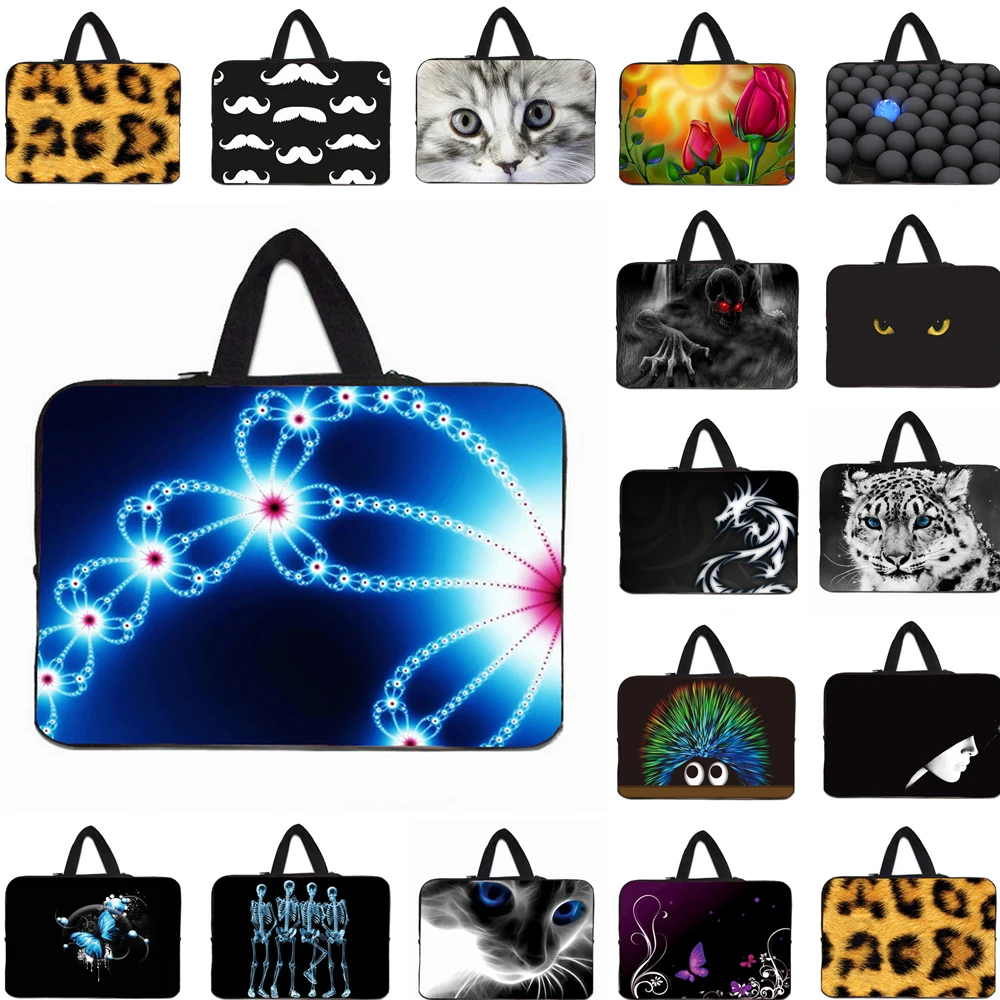 

For Macbook M1 M2 Chip Air Pro 13.3 Neoprene 10 12 14 15 16 17 inch Laptop Handle Bag Case For Huawei Dell Sony Xiaomi Lenovo HP
