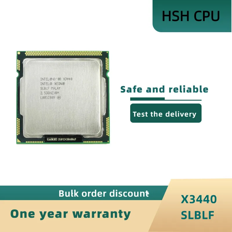 

Процессор Intel Xeon X3440, 2,5 ГГц, четырехъядерный, восьмипоточный, 95 Вт, 8 Мб, 95 Вт, LGA 1156