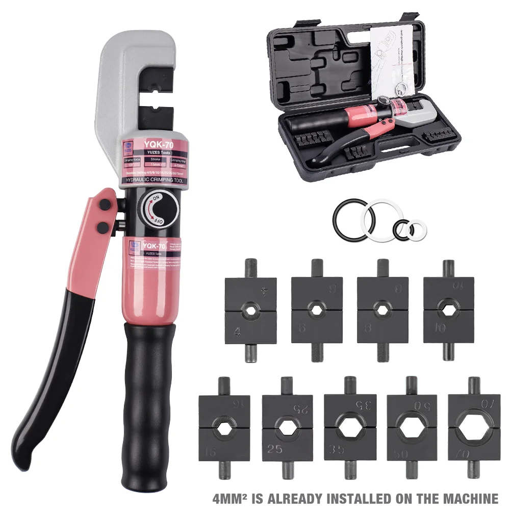 

Гидравлический Пресс-клещи Для Опрессовки Кабельных Наконечников 4-70 Мм², Ручной, 10Т, Промышленного Класса