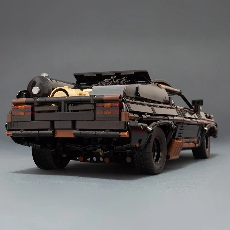 Buildmoc Black Interception Наборы строительных блоков для внедорожников Назад в будущее 1985