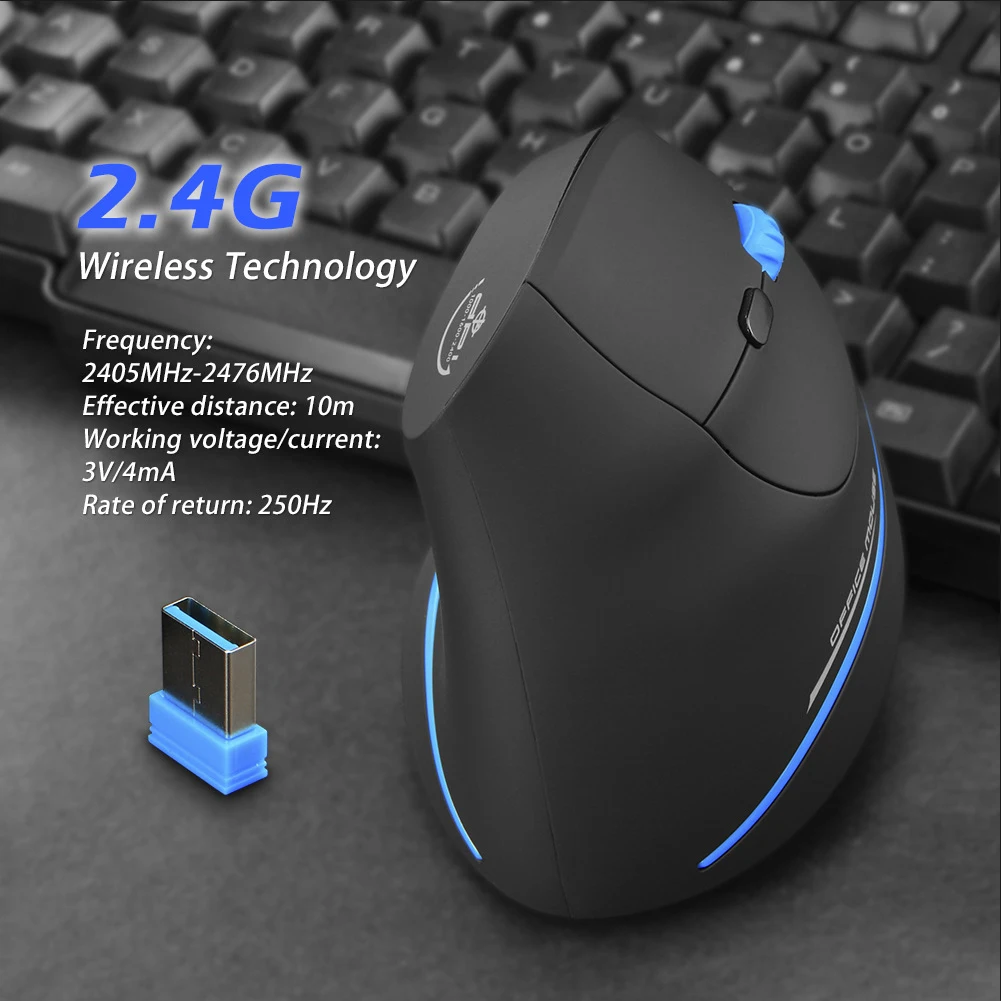

Wireless Mouse USB Computer Mouse Silent Ergonomic Mouse 2400 DPI Optical Mause Gamer Noiseless Mice Wireless For PC Laptop