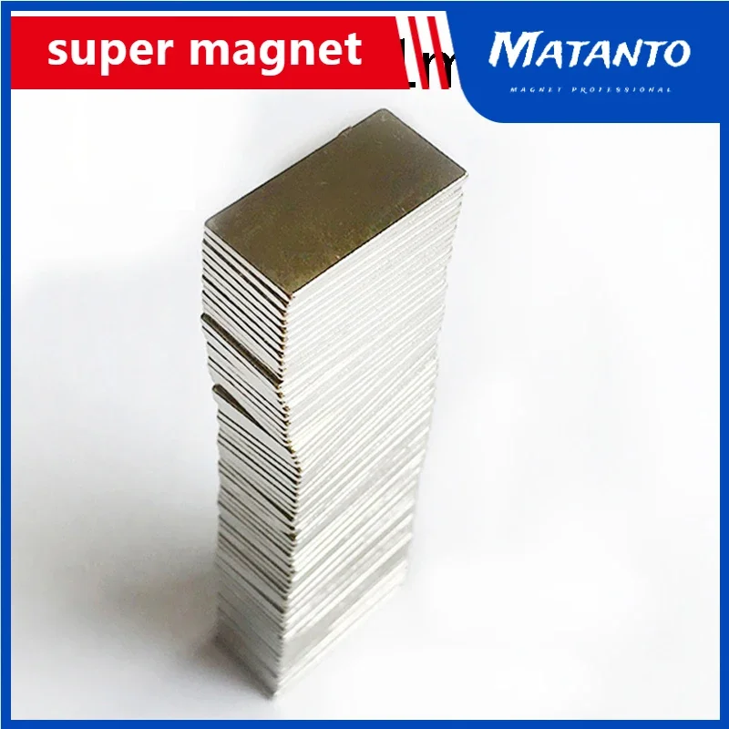 

Суперсильный квадратный магнит 20x10x1 мм 20x10x1 мм для домашних холодильников, офисов DIY 20x10x1 мм