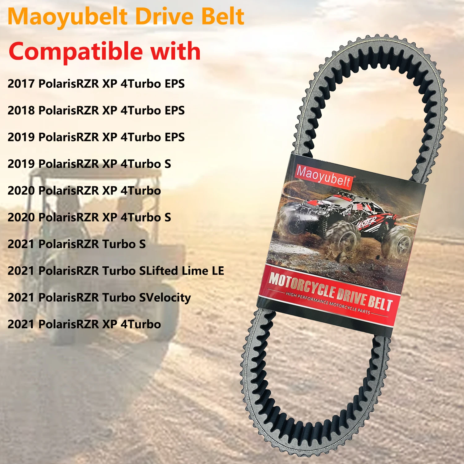 Ремень приводного ремня сменный № 3211202 3211186 50C4289 совместимый с Polaris RZR PRO XPRZR PRO XP 4  RZR XP 4 Turbo (S,EPS) RZR XP T (art.: 3920ca19b5ce1) - 3920ca19b5ce1
