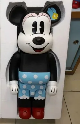 

[VIP] Large size 1000% 70CM fashion bear Mouse bear figures Toy for Collectors Art Work model home decorations Collection model