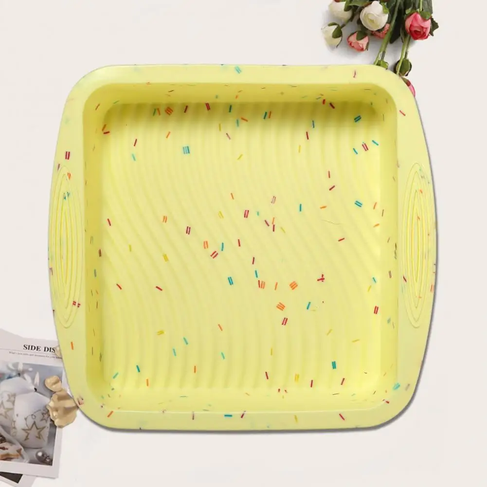 

Easy to Release Cake Mold High Temperature Resistant Silicone Cake Pan Nonstick Easy Release Food-safe Baking Mold for Diy