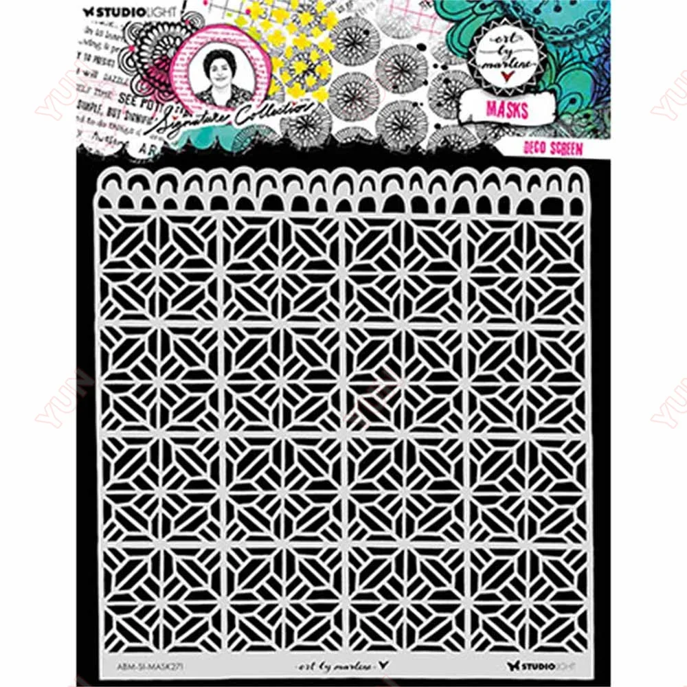 Силиконовый трафарет для украшения сада скрапбукинга творчества открыток