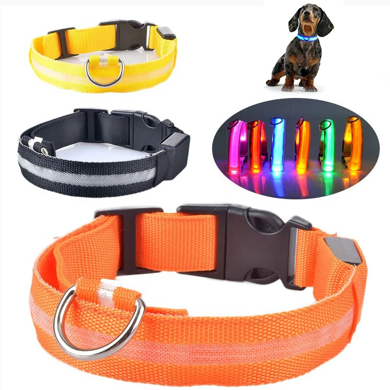 Зарядка через USB светящийся ошейник светящееся ожерелье наружные товары для