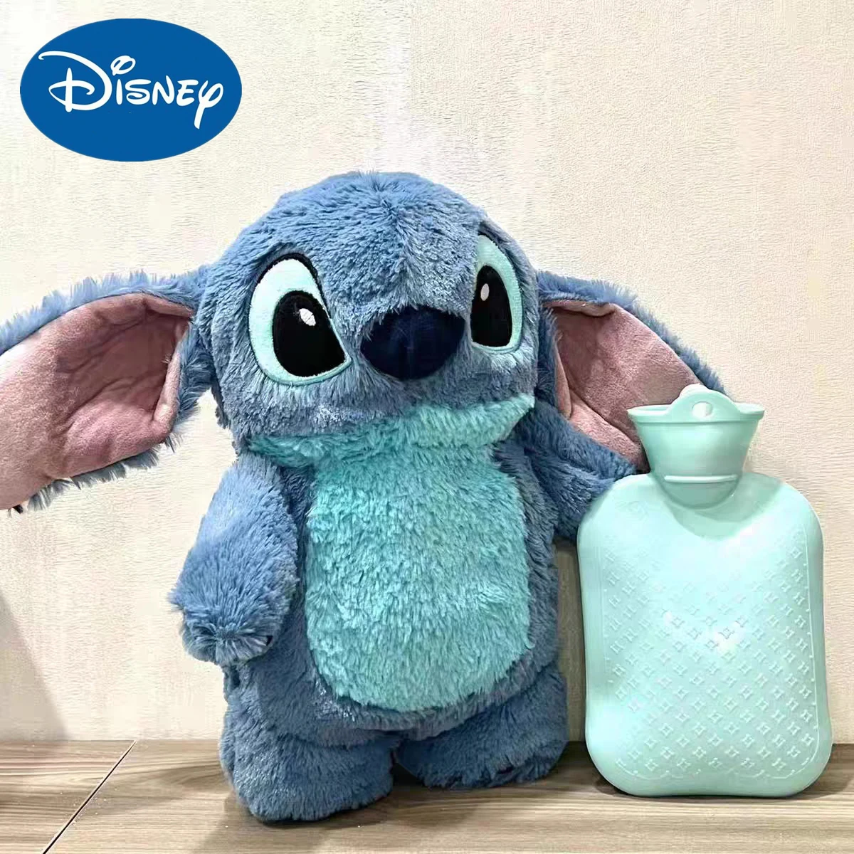 

Disney Anime Stitch Winter Extra Large Plush Hot Water Bottle Women'S Home Water Filling Hand Warmer Plushie Gift For Girlfriend
