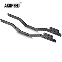 AXSPEED 2Pcs Carbon Fiber Chassis Frame Rails Girder for Axial SCX24 AXI90081 Deadbolt 1/24 RC Rock Crawler Car Upgrade Parts