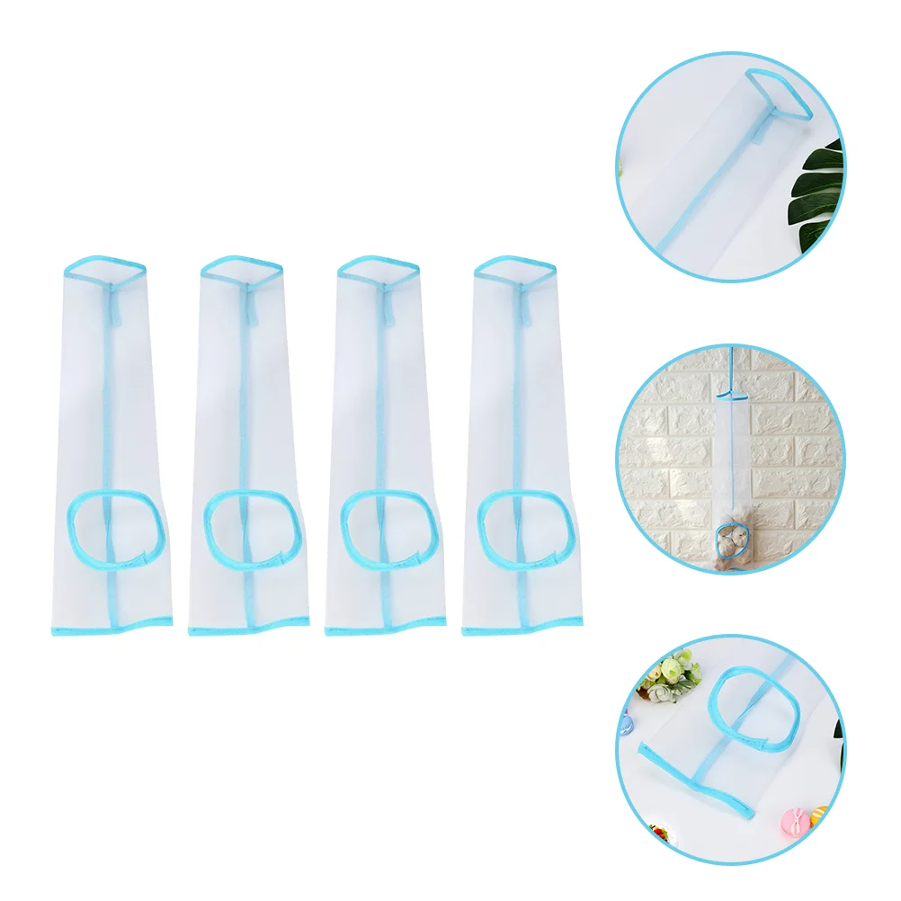 

4pcs Plastic Pouch Holder Mesh Garbage Bag Plastic Garbage Bag Organizer