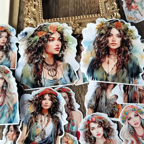 Набор стикеров BLINGIRD "Мian tribe girl"