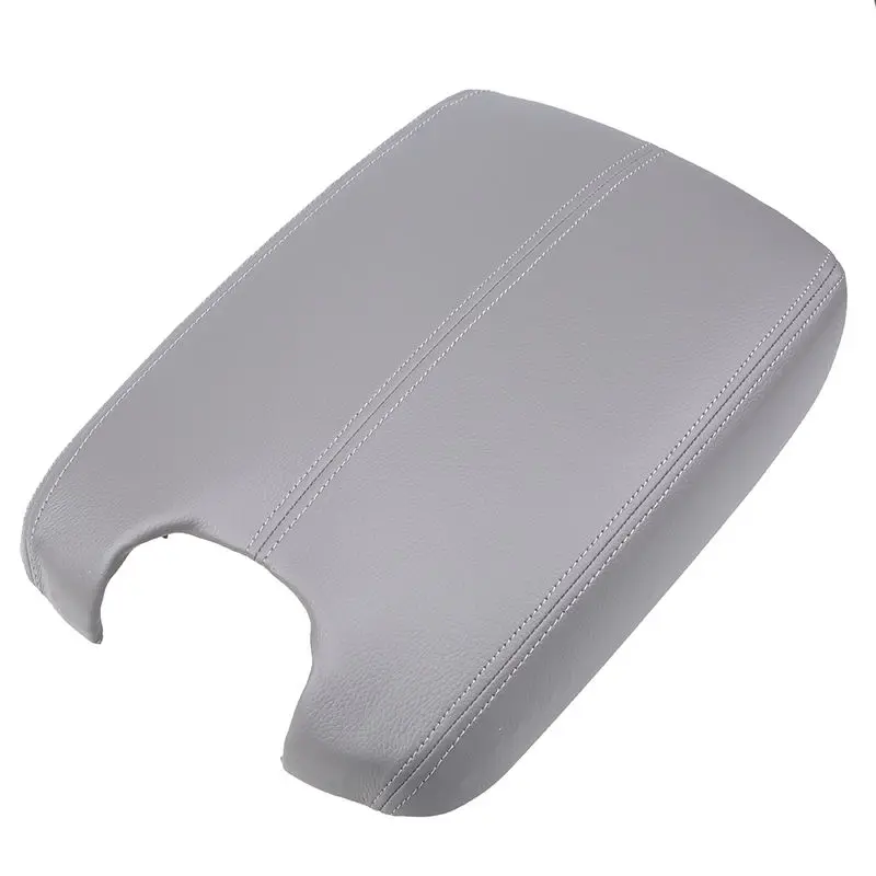 Черная/серая/бежевая кожаная крышка автомобильного подлокотника центральной