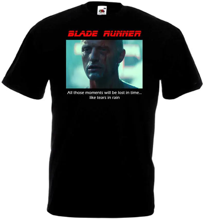 Blade Runner v34 футболка черный фильм плакат все размеры S 5XL