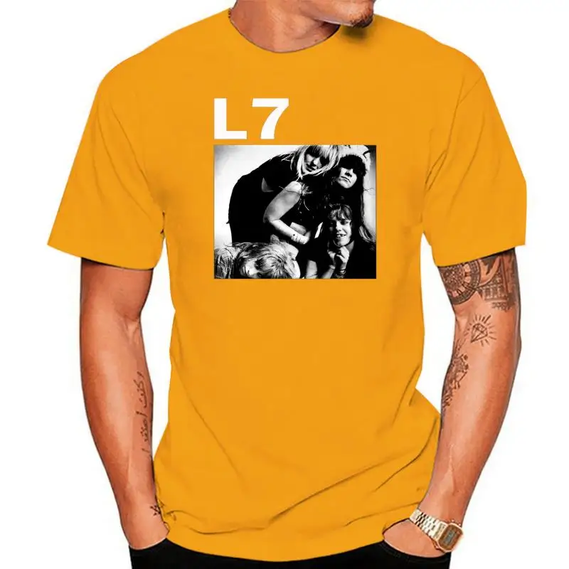 

L7 Mens Shove T shirt Black