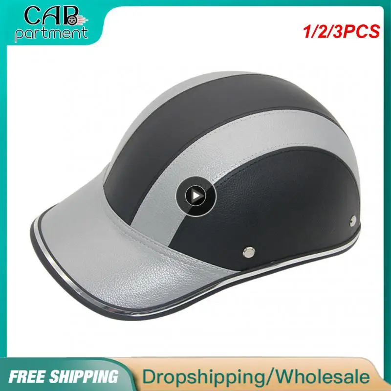 

1/2/3 шт., мотоциклетный шлем с открытым лицом для мужчин и женщин