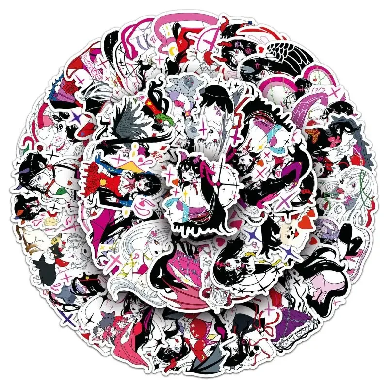 10/25/50 шт. водонепроницаемые наклейки в стиле панк