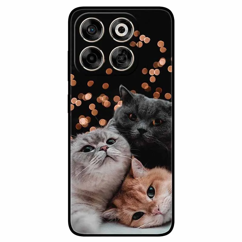 Фото Для ZTE Axon 70 Чехол Cute Cats Мягкий силиконовый чехол из ТПУ для ZTE Blade V70 V 70 Чехлы для телефонов ZTE Nubia V70 / Axon70 Задние чехлы №4