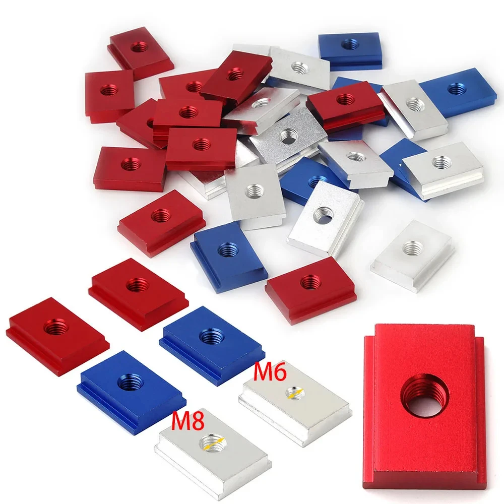 Т-образные лезунки из алюминиевого сплава для деревообработки 8 предметов