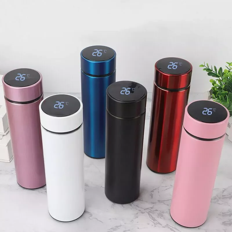 

2023New Intelligent Temperature Display Vacuum Insulated Water Bottle,Stainless Steel Coffee Mugs, Travel Mug BPA-free