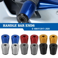 motorcycle accessories cnc hand bar ends for bmw s 1000 r handlebar end weights 2017 2020 s1000r 2018 2019 s1000 r 1000r 2021