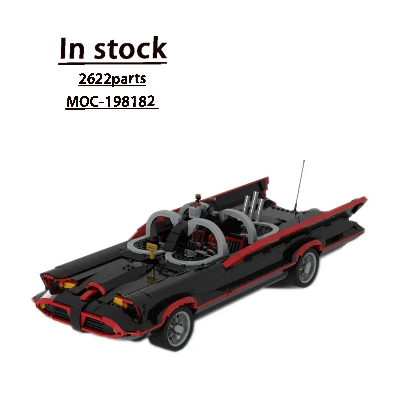 MOC- 198182 Классический фильм летучая мышь родстер гоночный строительный блок