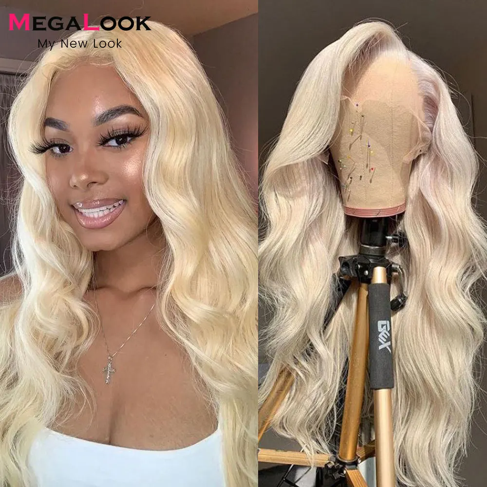 

28 30 Inch 13x4 613 Lace Front Wig Honey Blonde Virgin Brazilian Body Wave Lace Frontal Wig 613 Blonde Human Hair Wigs For Women
