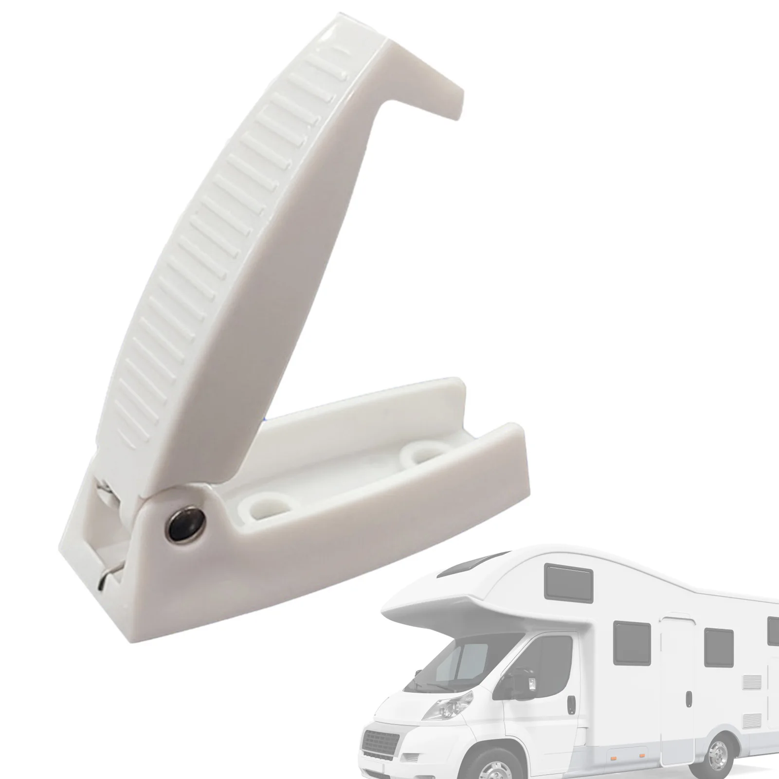 

RV Door Holder Camper Trailer White ABS Auto Styling Accessories Keep The Baggage Door Open For RV Trailer Camper Vans