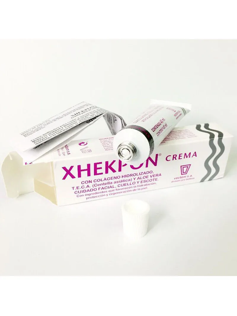 Фото Новинка 2023, Лидер продаж, крем для лица и шеи Xhekpon Crema, 40 мл, испанское оформление шеи, Гладкий Антивозрастной крем, уход за кожей №5