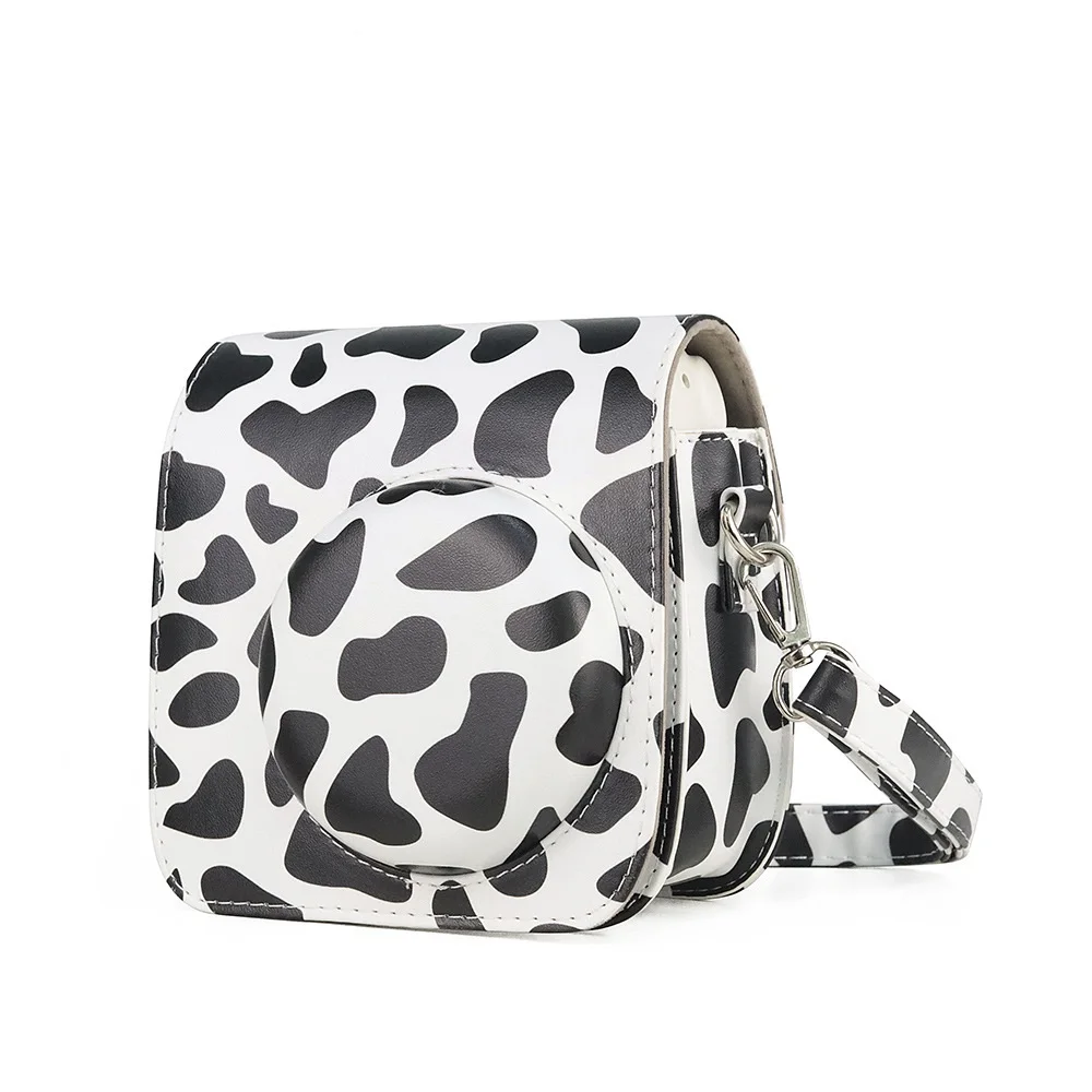 

Для Fujifilm Instax Mini 7 + 7S 7C мгновенная пленка Ретро сумка для камеры ПУ коровья Текстура Кожа пылезащитный ремень плечевой ремень