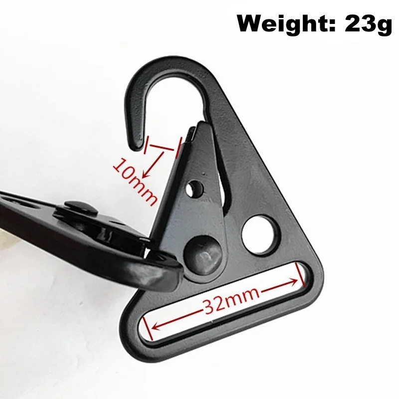 2PCS Olecranon Metal Hook Buckle Clasp Outdoor Tools EDC Gear Hunting Hiking Tactical Carabiner Strap Snap