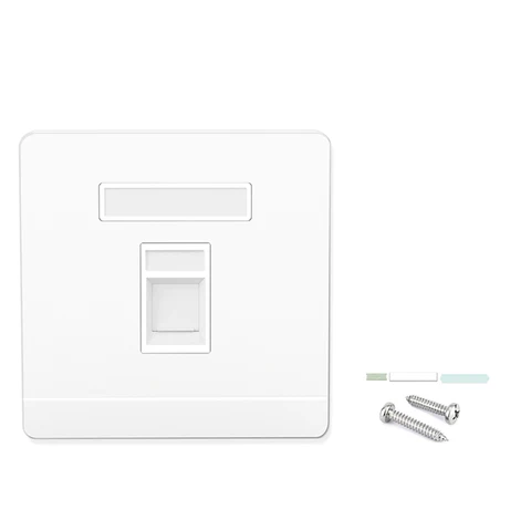 ZoeRax Пластина для розеток RJ45 1/2 портов