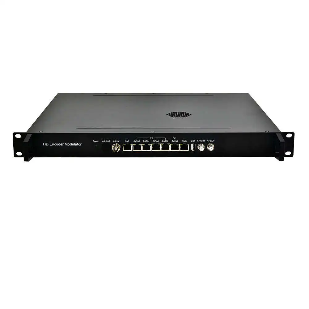Фото 24-канальный Full HD ASI IP ISDB-T/DVB-T/DVB-C кодер-модулятор с поддержкой H.264/H.265, готовый к работе с RF-конвертером, металлический корпус, оборудование для Web TV №3