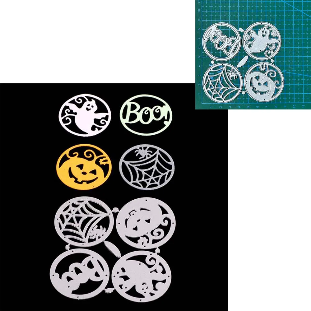 

Halloween Pumpkin Metal Cutting Dies Stencils For DIY Scrapbooking Decorative Embossing Handcraft Die Cutting Template New