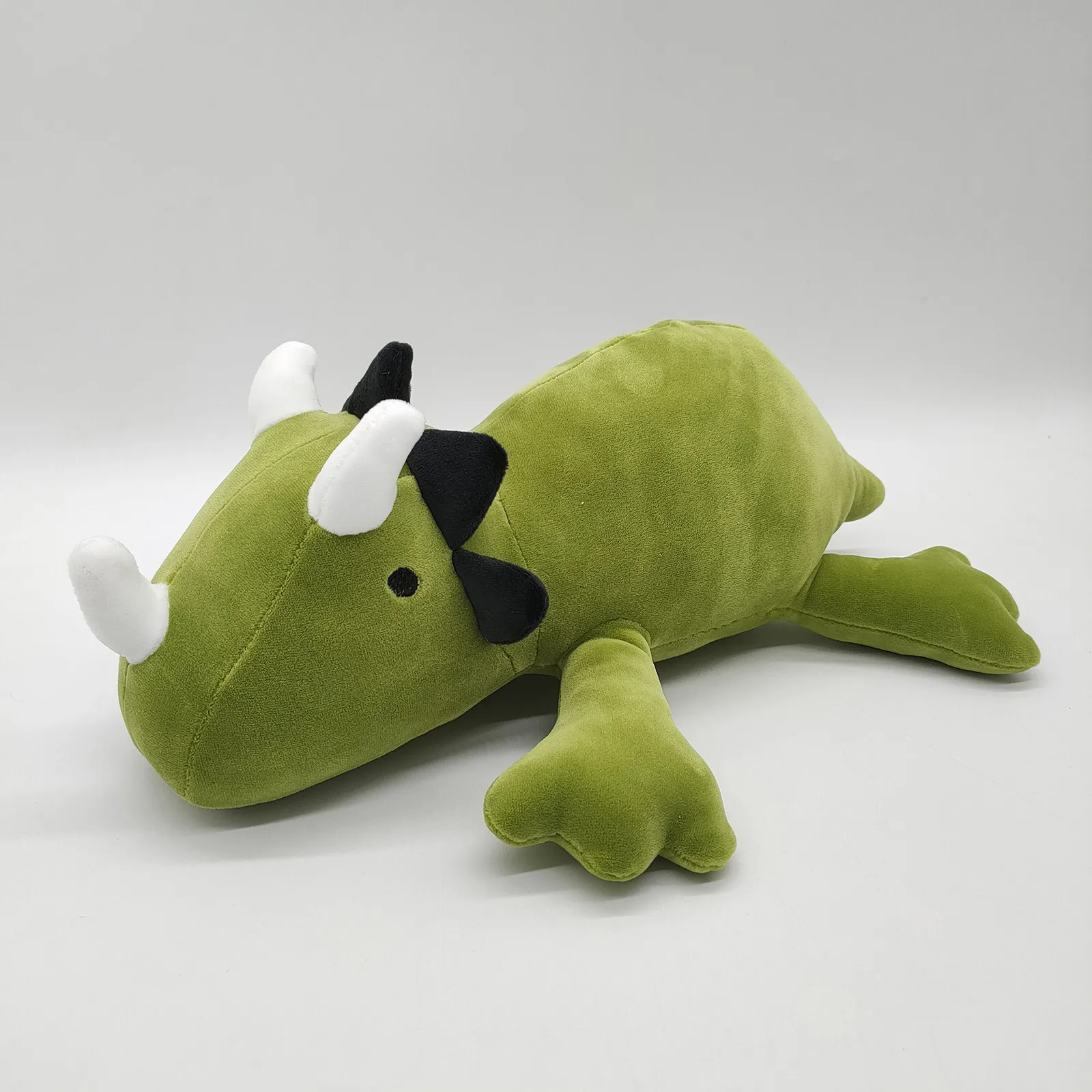 

30cm Green Triceratops Plush Toy Soft Stuffed Dinosaur Plush Pillow Soft Animal Doll Gift for Kids Boys Girls Christmas Birthday