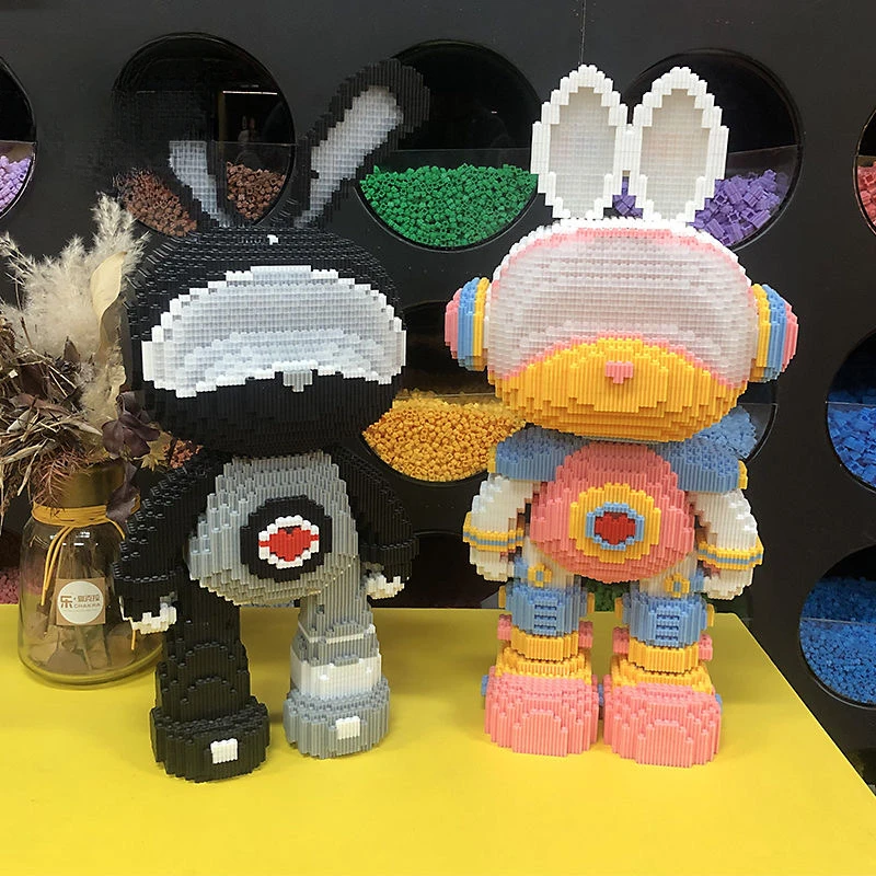 Конструктор медведь-кролик 55 см