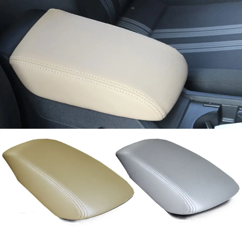 Leather Car Center Console Lid Armrest Cover Cap Skin Trim Protector For Toyota Camry 2007 2008 2009 2010 2011 Accessories