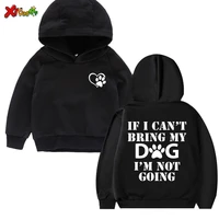 hoodies for girls boys kids clothes toddler baby clothing front and back printing hooded lover horse sweatshirt teens sweater