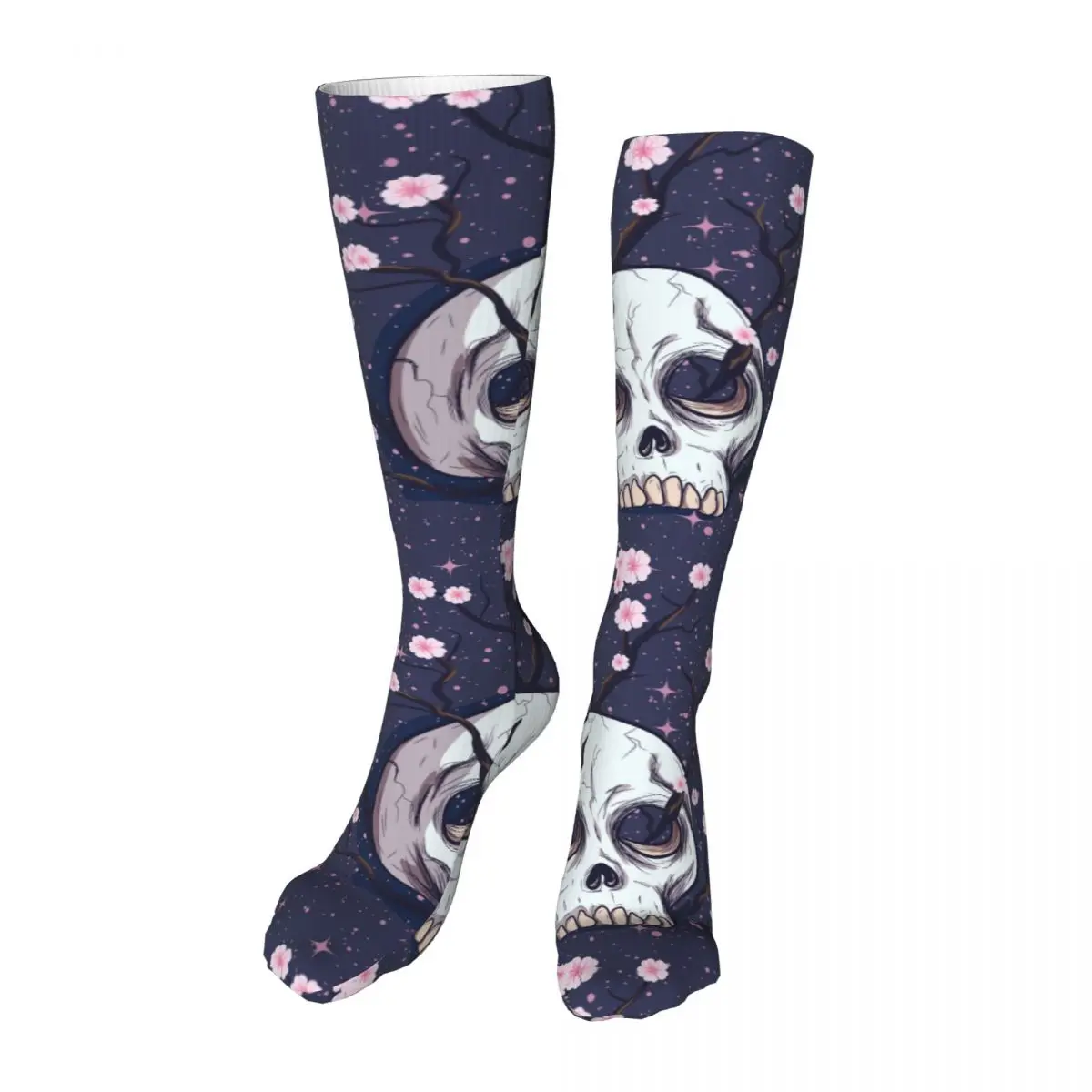 

New Compression Socks Crossfit Socks Flower Tree Growing Out Of Human Skull Sports Running Women Men Nursing High Stockings