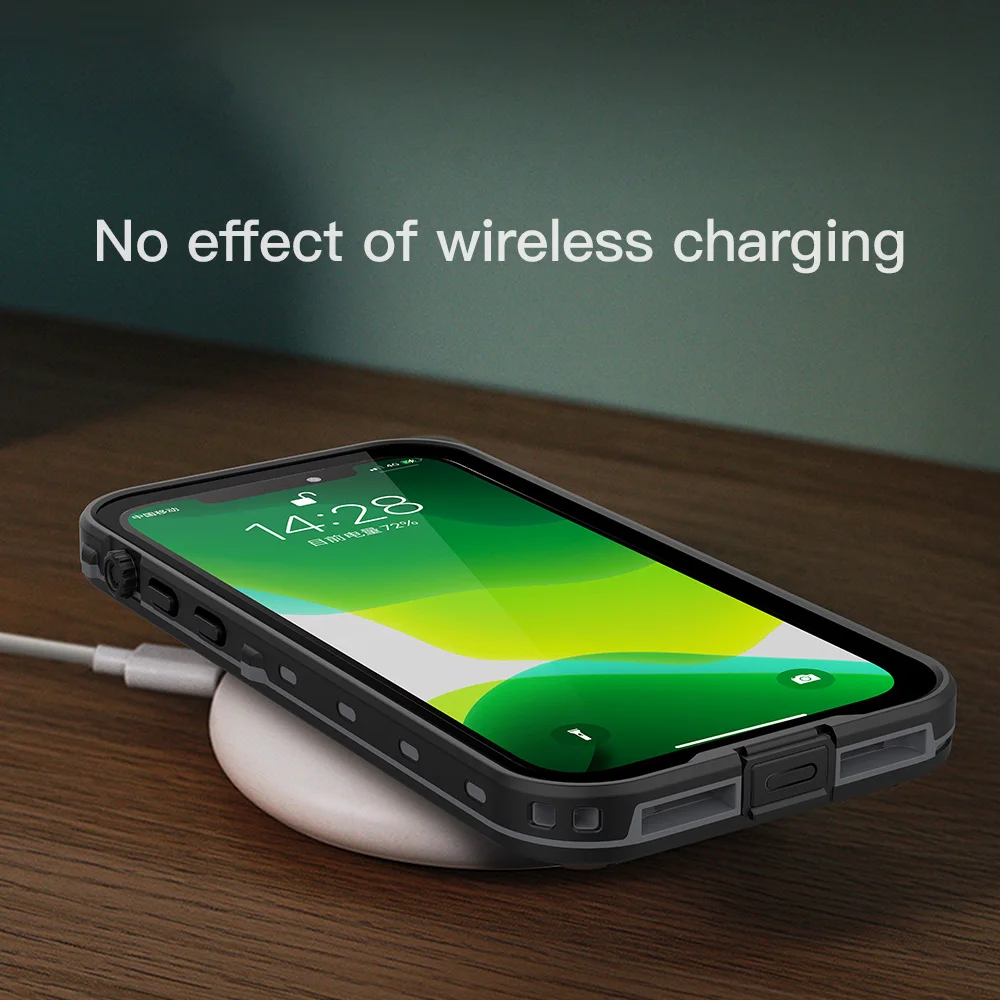 Подходит для iphone12pro max герметичный защитный водонепроницаемый чехол все включено